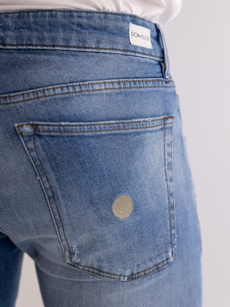 Jeans uomo modello Milano blu chiaro M2S4011 DTF77SCBLU CHIARO DON THE FULLER 