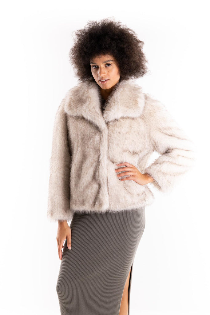 Eco-pelliccia Fervore grigia 25244560122 GRIGIO MARELLA 