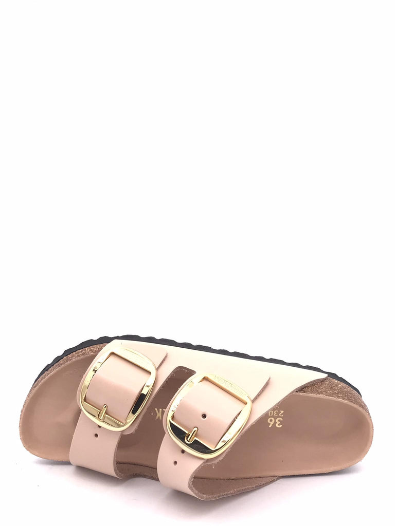 Ciabatta Arizona big buckle high-shine new beige