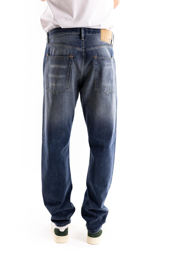 Jeans cimosato regular in denim blu scuro REGULAR CRASH BLUBLU SCURO -1 NORDIC DENIM 
