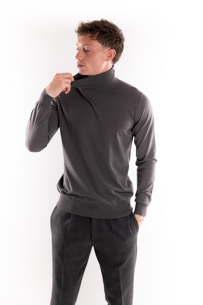 Maglia lupetto finezza 16 fango A003 FANGO PAOLO PECORA 