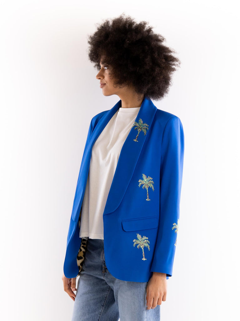Giacca donna  palme strass bluette 14135 BLUETTE 5 PROGRESS 