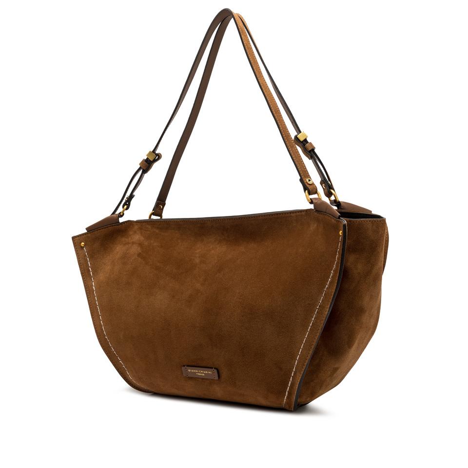 Borsa Bloom in camoscio cognac BS12037 COGNAC GIANNI CHIARINI 
