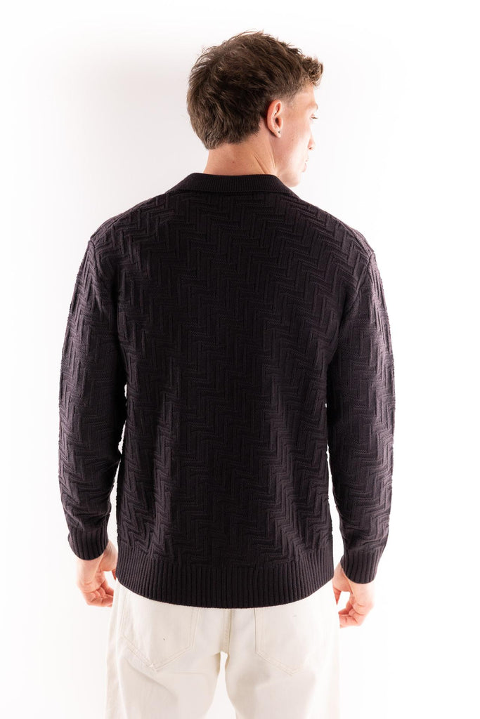 Maglia cardigan marrone A030 MARRONE PAOLO PECORA 