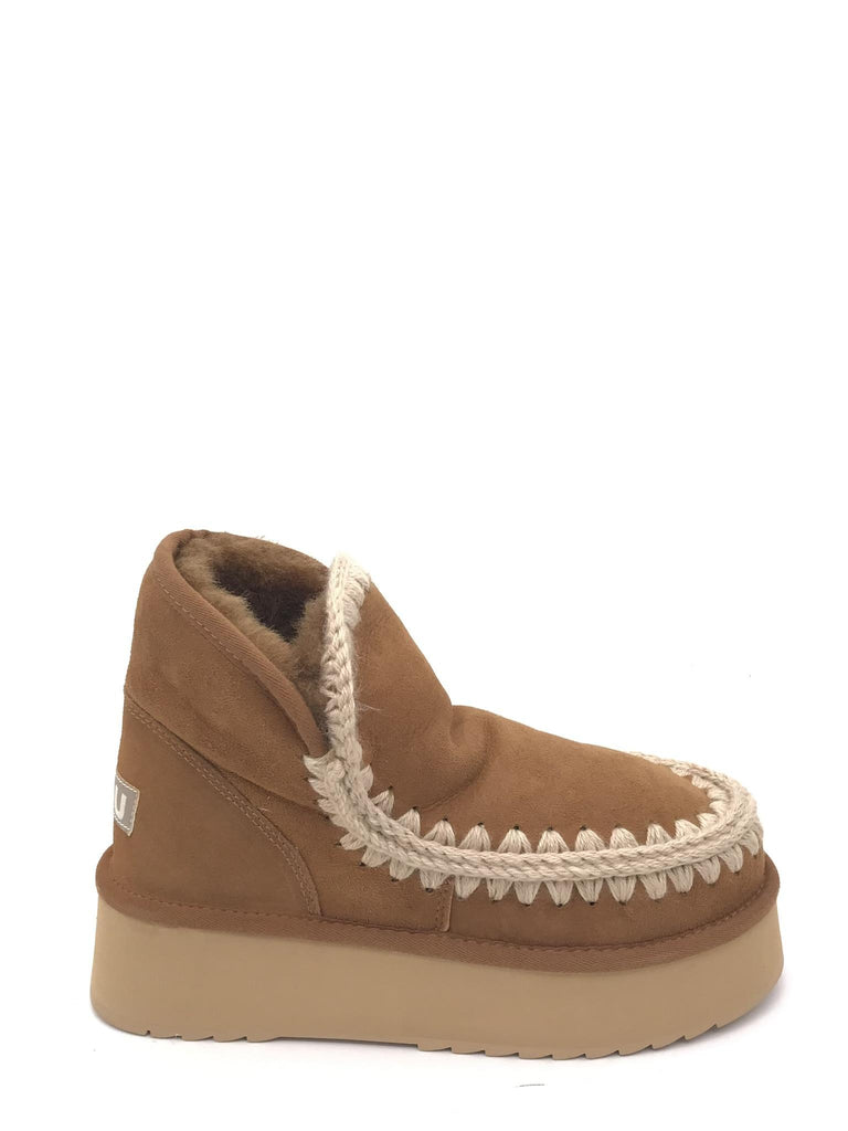 Mini eskimo platform boot cognac FW681000A COGNAC MOU 