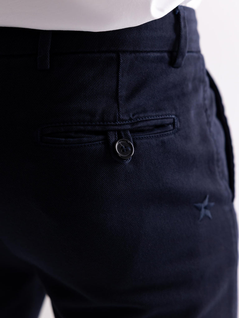 Pantalone uomo chinos blu W3U103 BLU THE EDITOR 