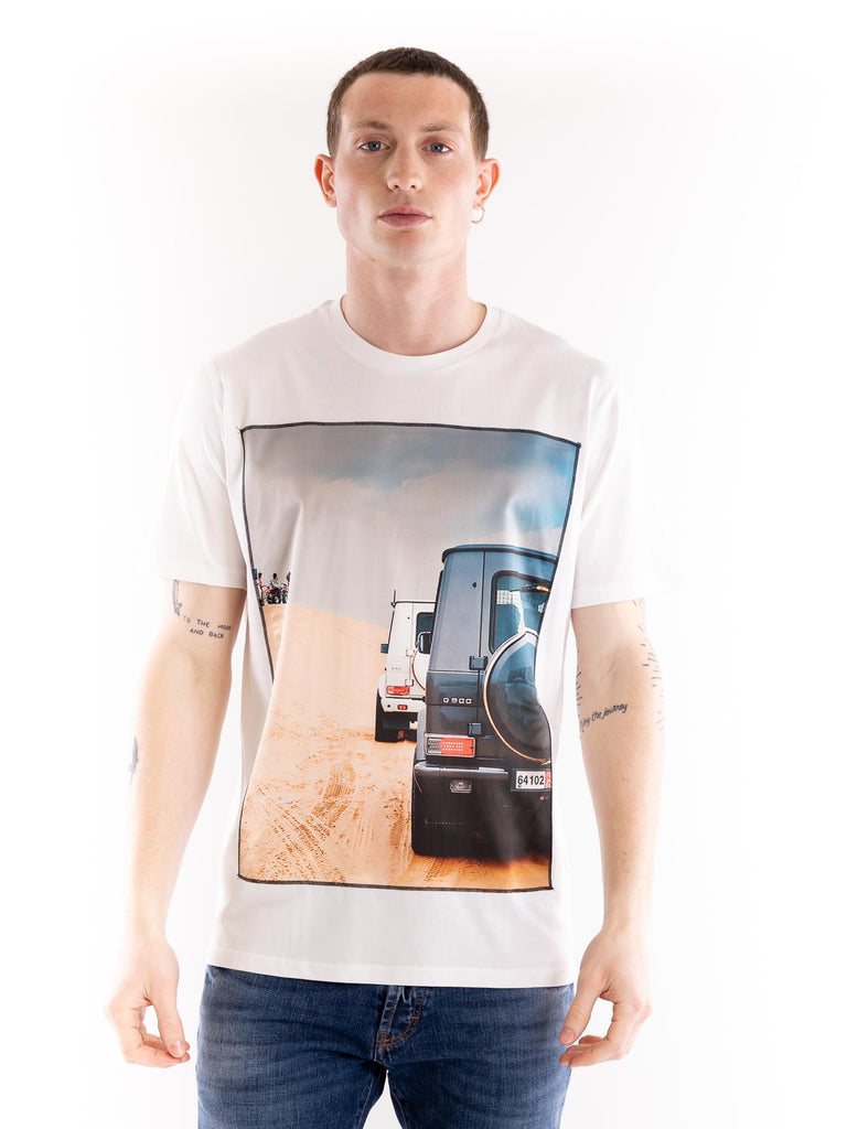 T-shirt uomo Dune raid bianca MAN/SUPERICON DUNE RAID BASTILLE 