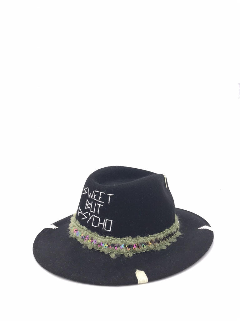 Cappello classico sweet but psycho nero FW-C1 SWEET BUT PSYCHONERO THE HAT GANG 