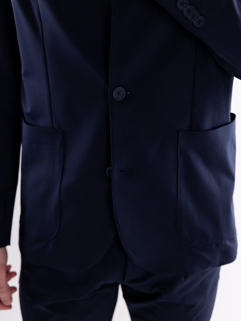 Giacca uomo in tessuto tecnico blu SEIWA BLU PEOPLE OF SHIBUYA 