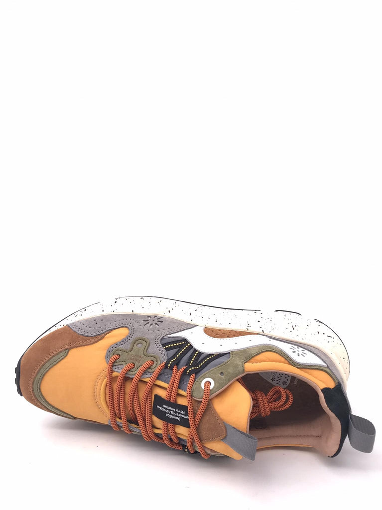 Sneakers uomo Yamano 3 marrone-arancio YAMANO 3 MAN 3D84MARRONE/ARANCIO FLOWER MOUNTAIN 