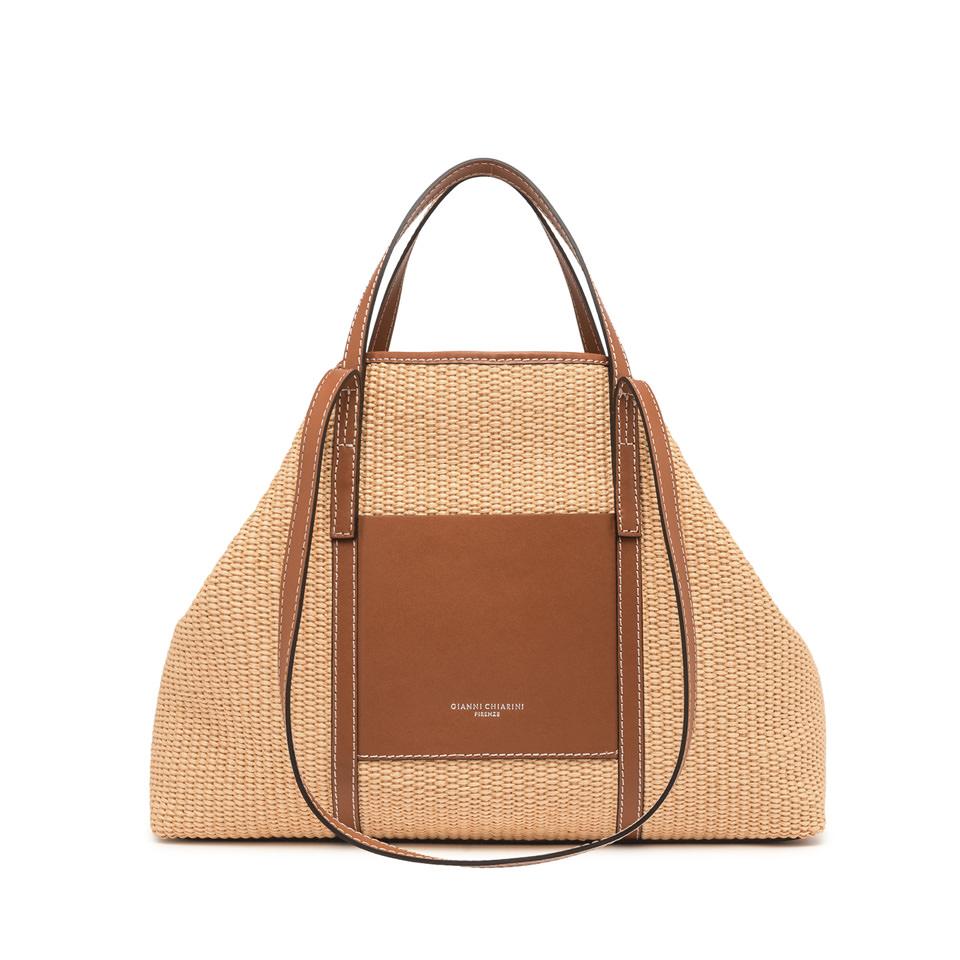 Borsa Superlight paglia intrecciata naturale BS10356 NATURALE GIANNI CHIARINI 