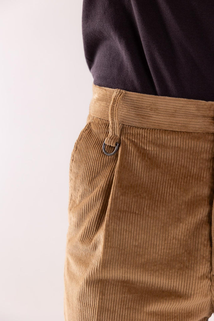 Pantalone japan velluto cammello B122 CAMMELLO PAOLO PECORA 
