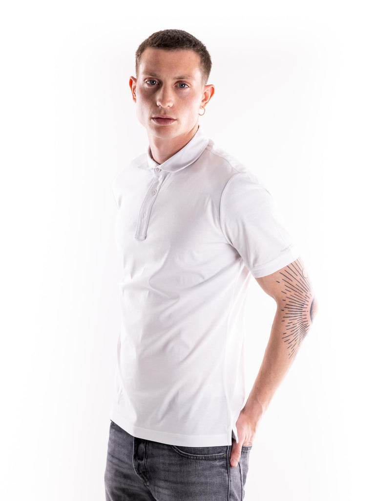 T-shirt uomo polo Male bianca MALE BIANCO PEOPLE OF SHIBUYA 