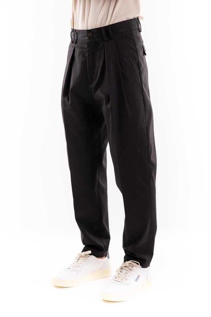 Pantalone doppia pence nero 0F1F2W5P016 NERO OUTFIT 