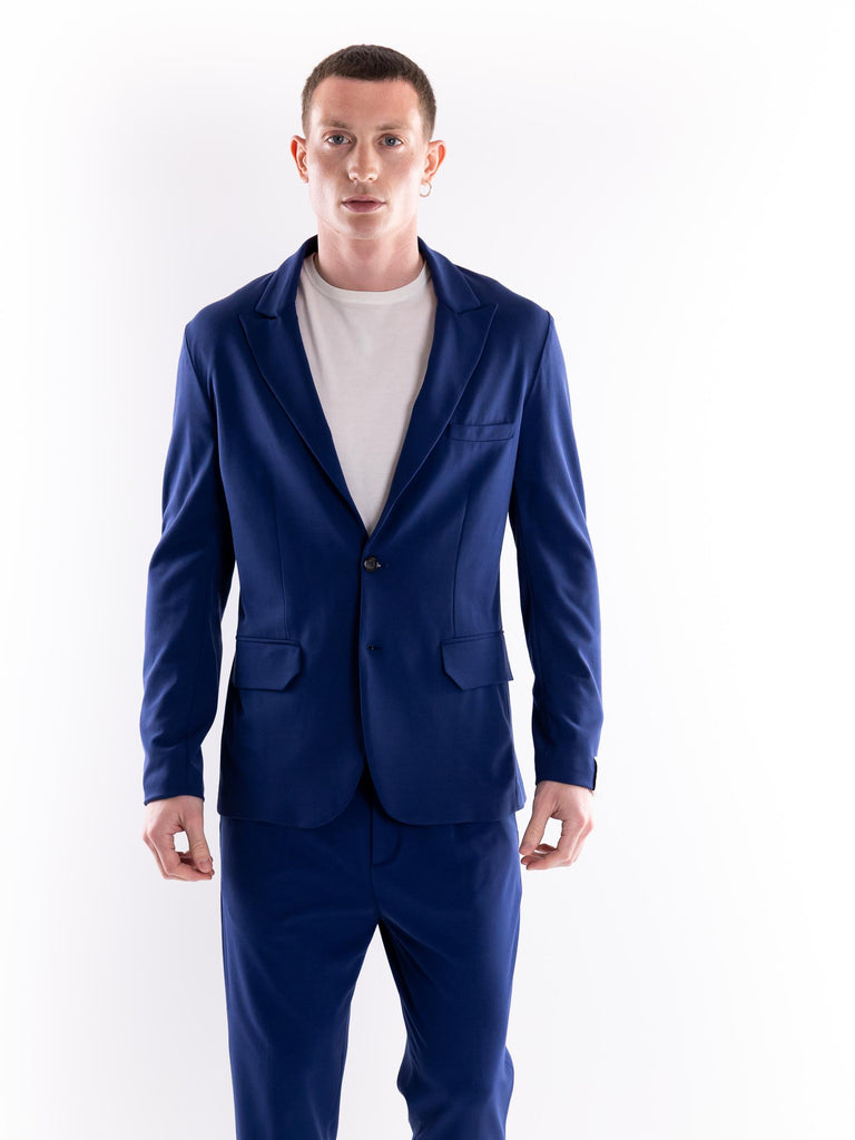 Giacca uomo mono petto in jersey bluette L021M BLU CHIARO PAOLO PECORA 