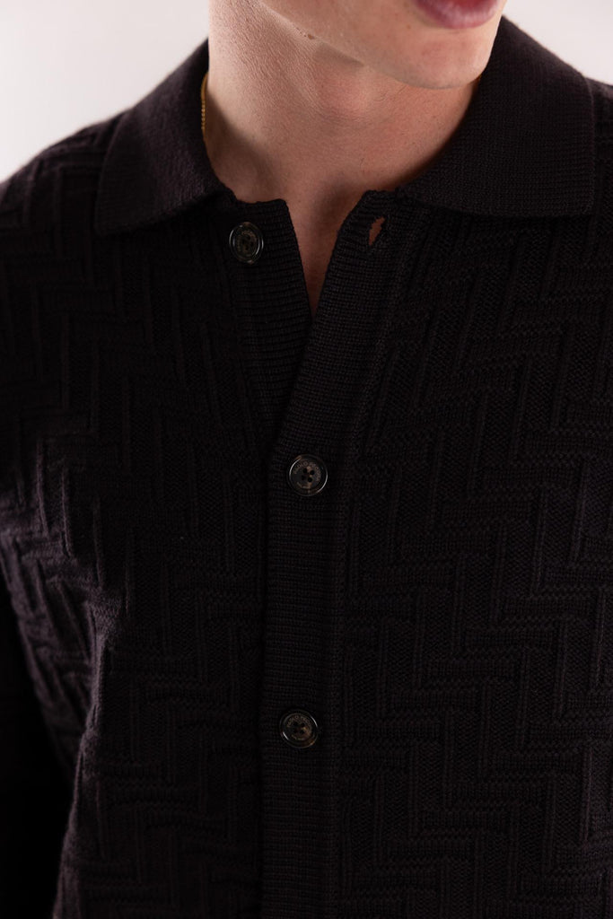 Maglia cardigan marrone A030 MARRONE PAOLO PECORA 