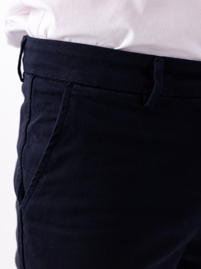 Pantalone uomo chinos blu W3U103 BLU THE EDITOR 