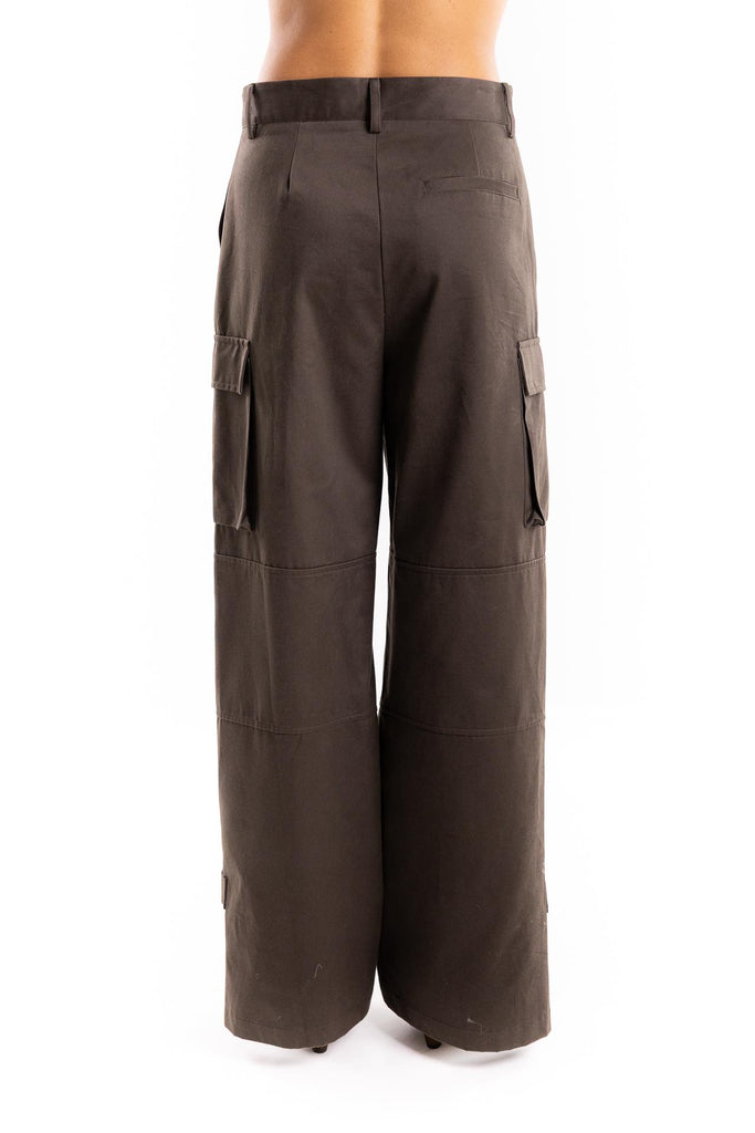 Pantalone cargo fake cioccolato BUW25011 CIOCCOLATO BRAND UNIQUE 