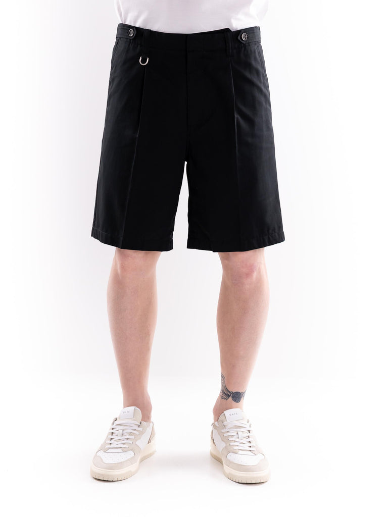 Bermuda uomo cotone leggero nero D021 NERO PAOLO PECORA 