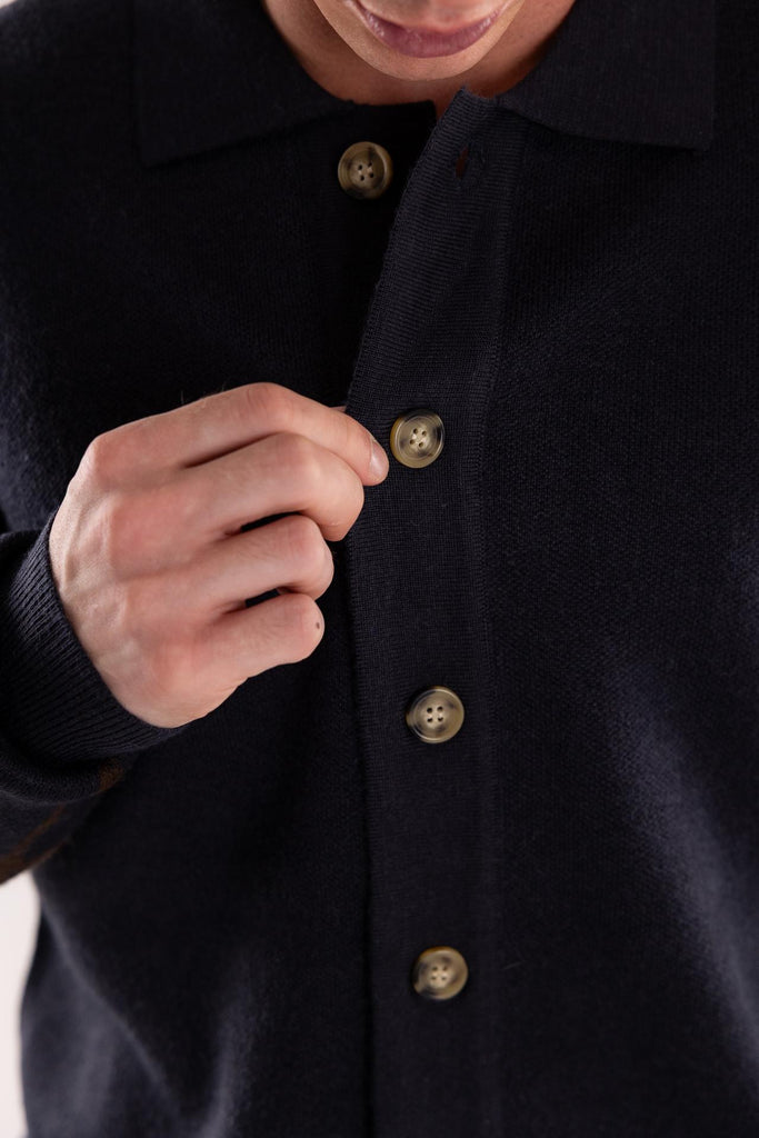 Maglia cardigan Malibou blu TOCOM PLK MALIBUBLU TOOCO 