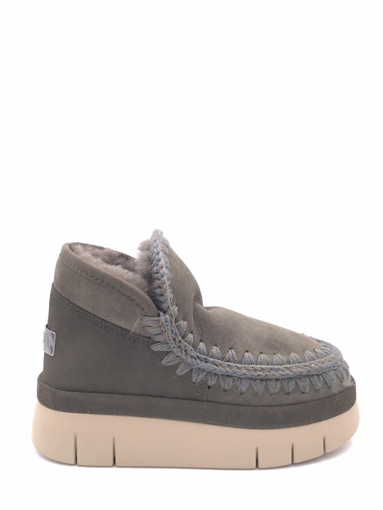 Eskimo bounce welt sneaker suede militare FW751000A VERDE MILITARE MOU 
