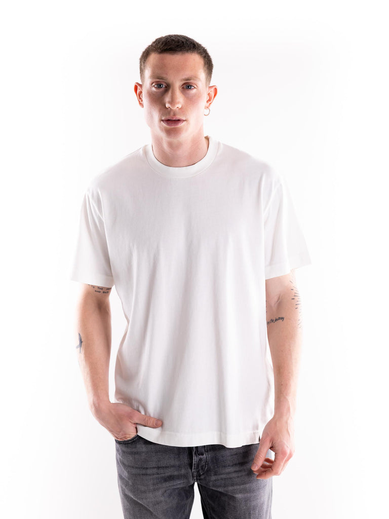 T-shirt over in cotone bianco F031 BIANCO PAOLO PECORA 
