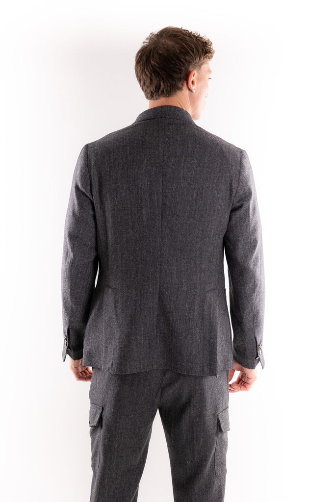 Giacca il Gobbo misto lana antracite OF1F2W5G014 ANTRACITE OUTFIT 