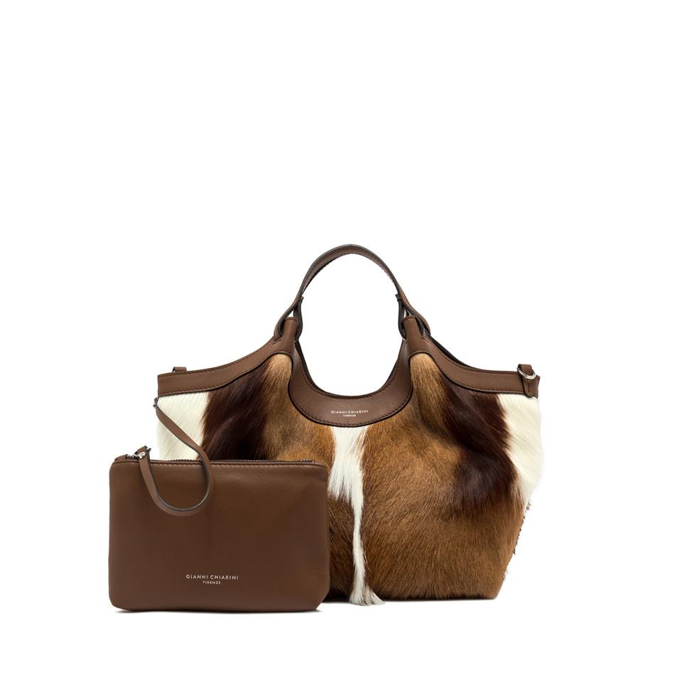 Borsa Dua media cavallino naturale BS12019 NATURALE GIANNI CHIARINI 