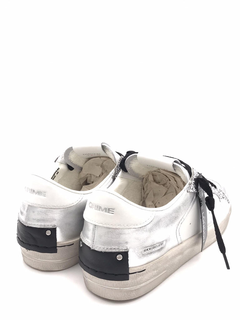 CRIME LONDON 26102PP5BIANCO/ARGENTO