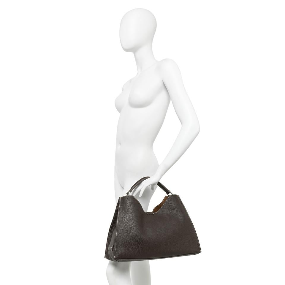 Borsa Aurora large espresso BS10566 TESTA DI MORO GIANNI CHIARINI 