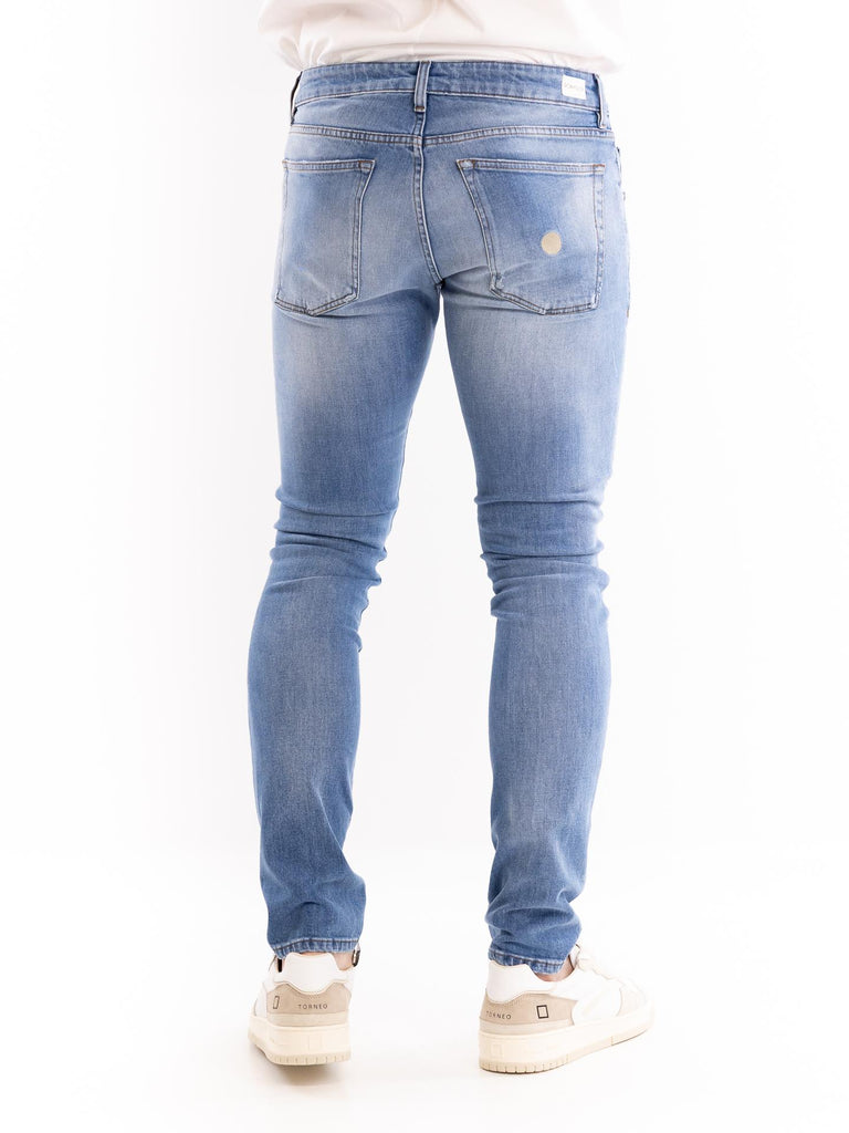 Jeans uomo modello Milano blu chiaro M2S4011 DTF77SCBLU CHIARO DON THE FULLER 