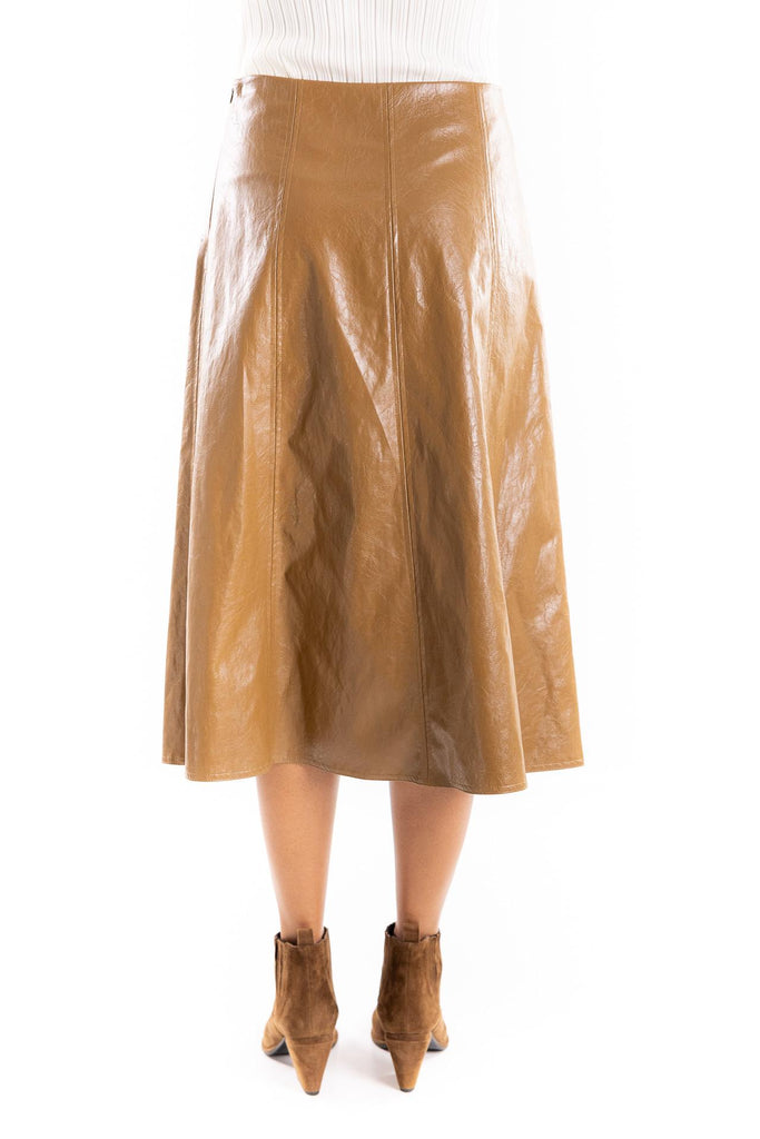 Gonna longuette Falange cammello 25231060712 CAMMELLO MARELLA 