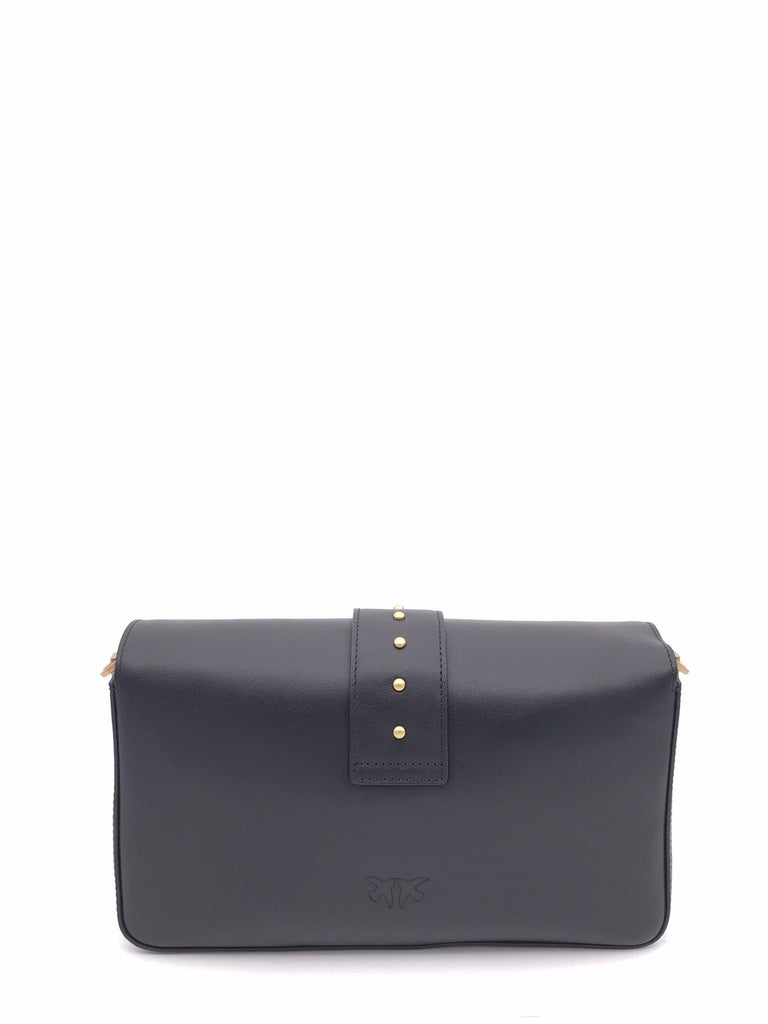 Borsa love one classic slouchy grande nera 104524 A0QONERO PINKO 