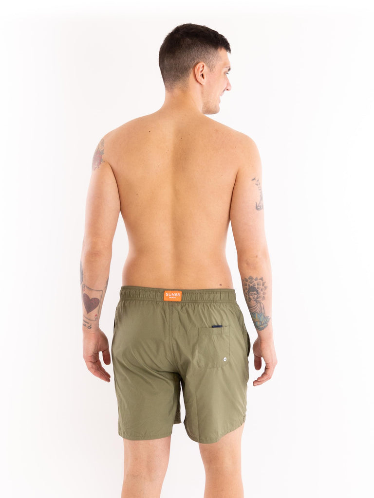 Boxer mare in nylon militare water print H33118 19 SUN 68 