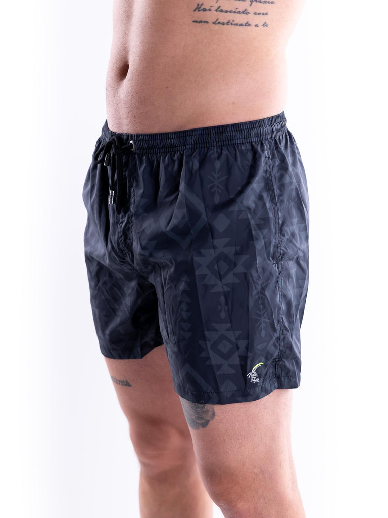 Pantaloncino uomo classic beachwear Monouxy black MCLB MONOUXYMULTICOLOR TOOCO 