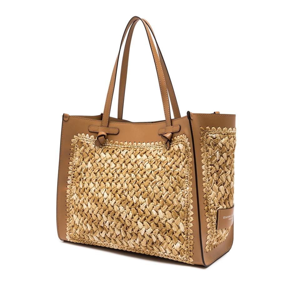 Borsa Marcella raffia naturale BS11710 CUOIO GIANNI CHIARINI 