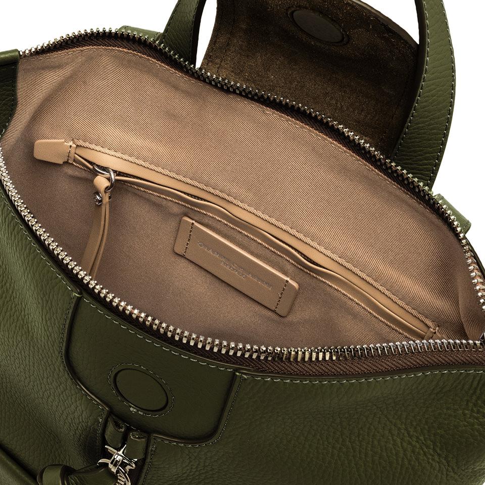 Zaino Giada in pelle bottalata deep fir ZN7040 VERDE GIANNI CHIARINI 