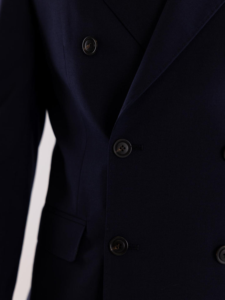Completo uomo doppio petto fresco lana blu S2S5CT00A011 174 OUTFIT 