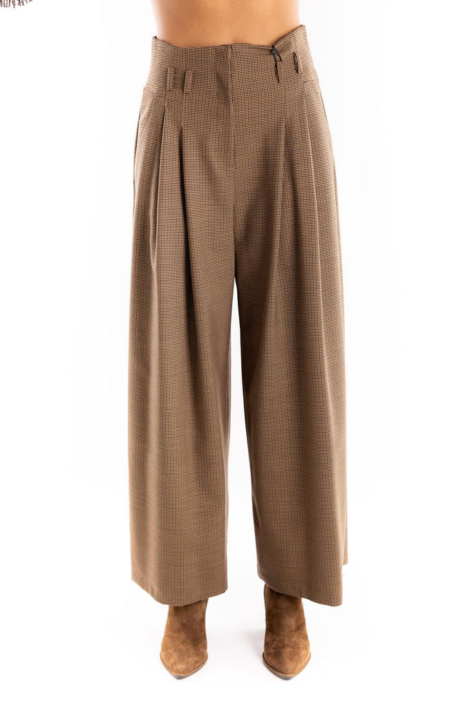 Pantalone palazzo Bondeno marrone 2523136011200 006MARRONE MARELLA 