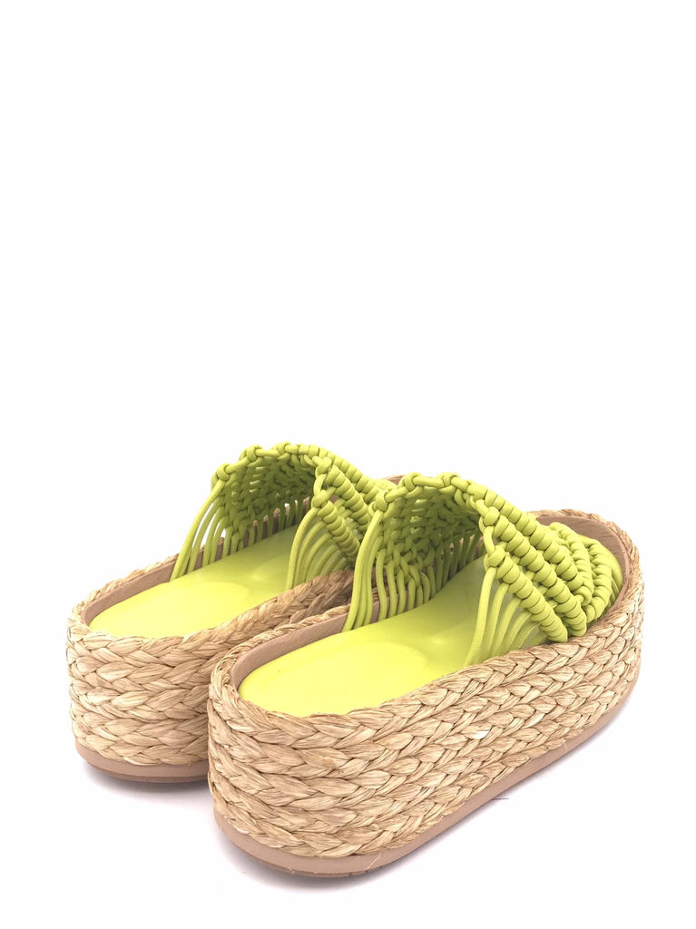 Ciabatta con zeppa Erlea verde lime 412359 VERDE PALOMA BARCELO' 