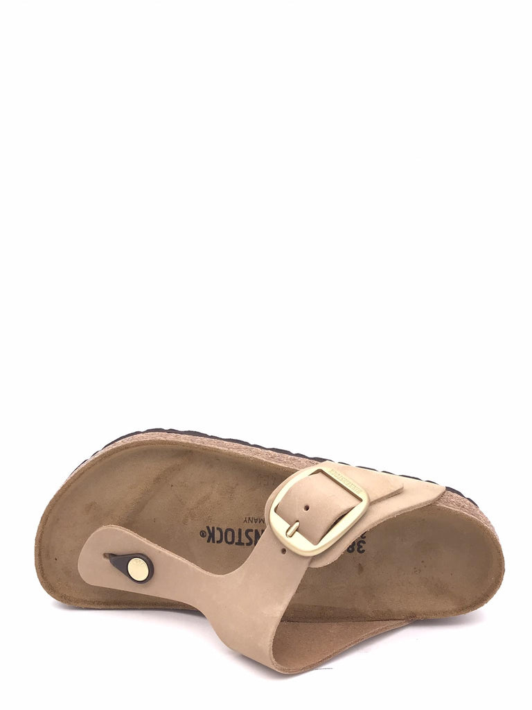 Ciabatta infradito Gizeh big buckle sandcastle