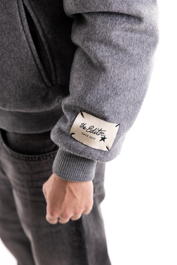 Bomber in lana grigio W5U505 GRIGIO THE EDITOR 