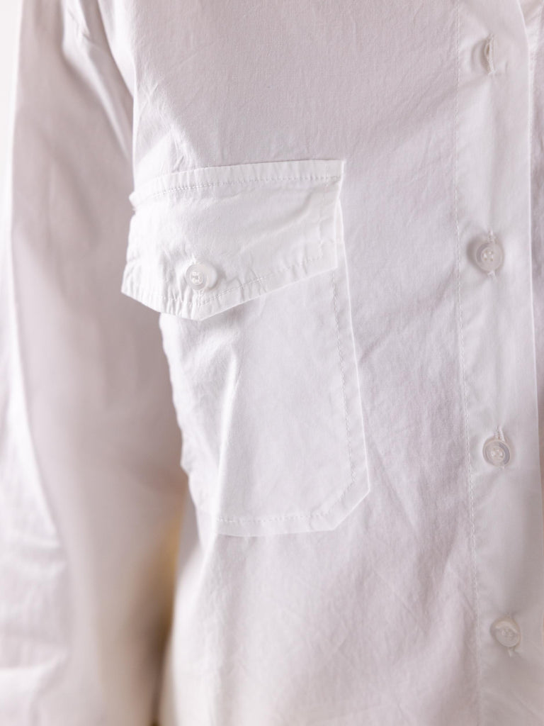 Camicia over bianca BUS25116 BIANCO BRAND UNIQUE 