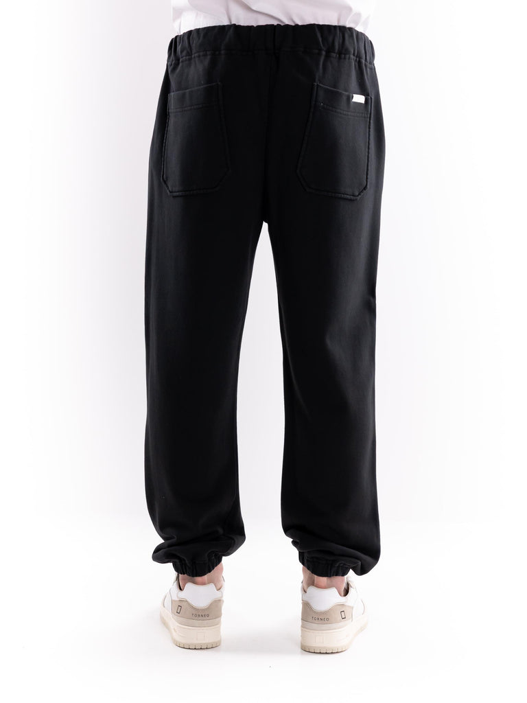 Pantalone uomo tuta nero B111 NERO PAOLO PECORA 