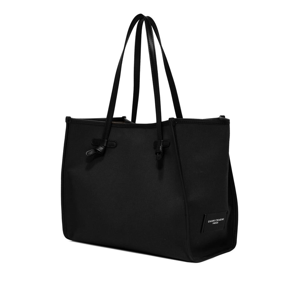 Borsa Marcella canvas nero-corda BS6850 NERO GIANNI CHIARINI 