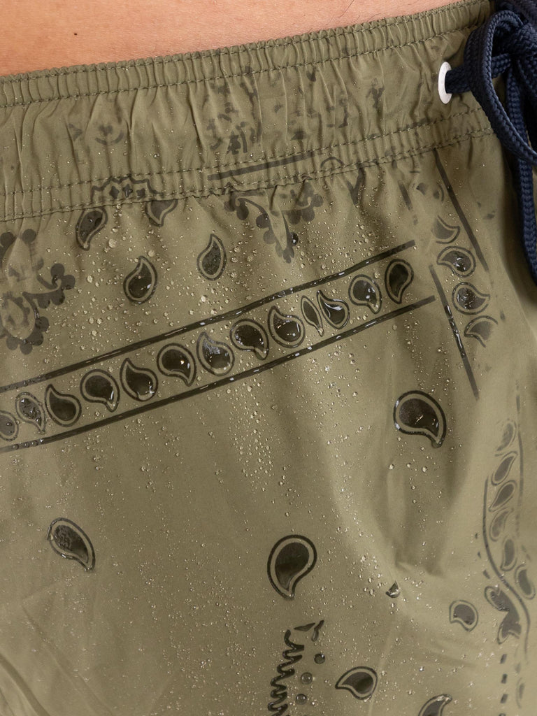 Boxer mare in nylon militare water print H33118 19 SUN 68 