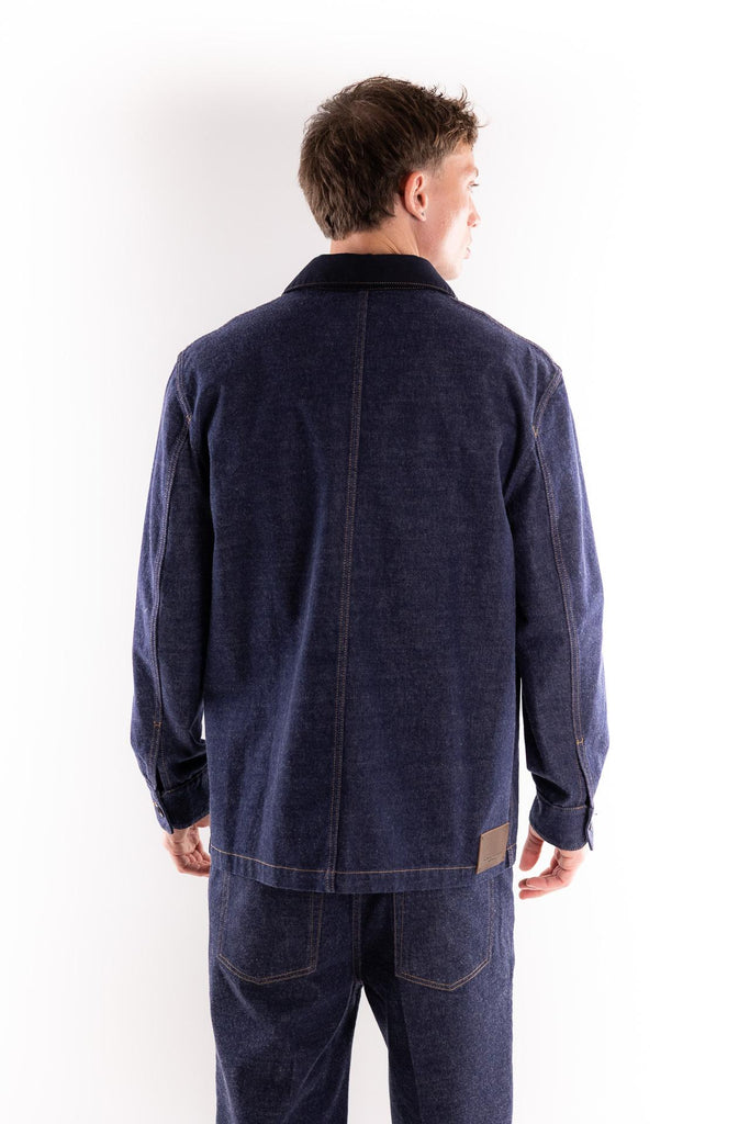 Giacca work in jeans blu O151 BLU PAOLO PECORA 
