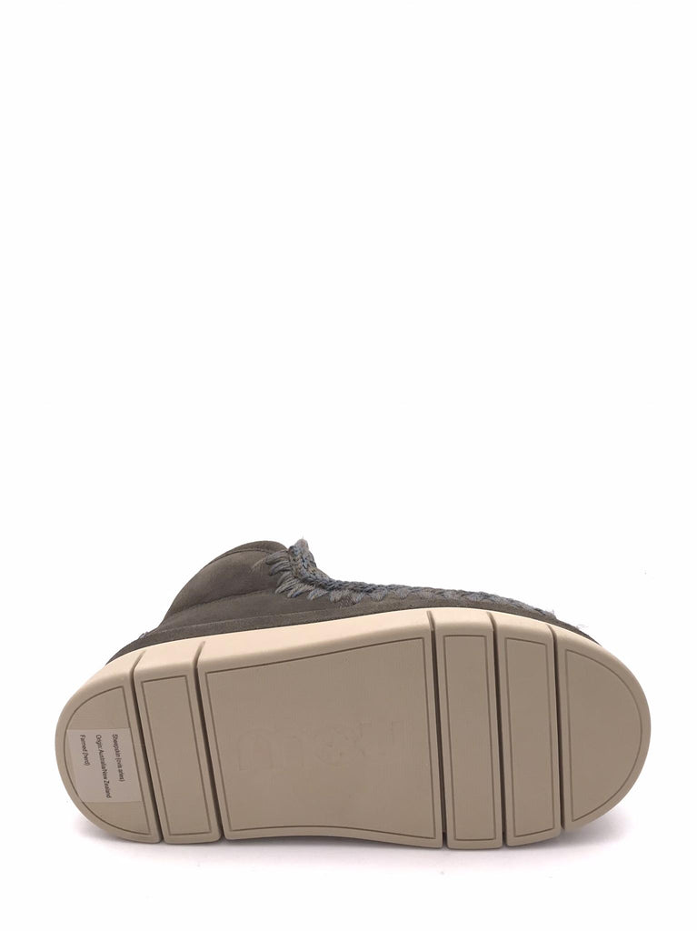 Eskimo bounce welt sneaker suede militare FW751000A VERDE MILITARE MOU 