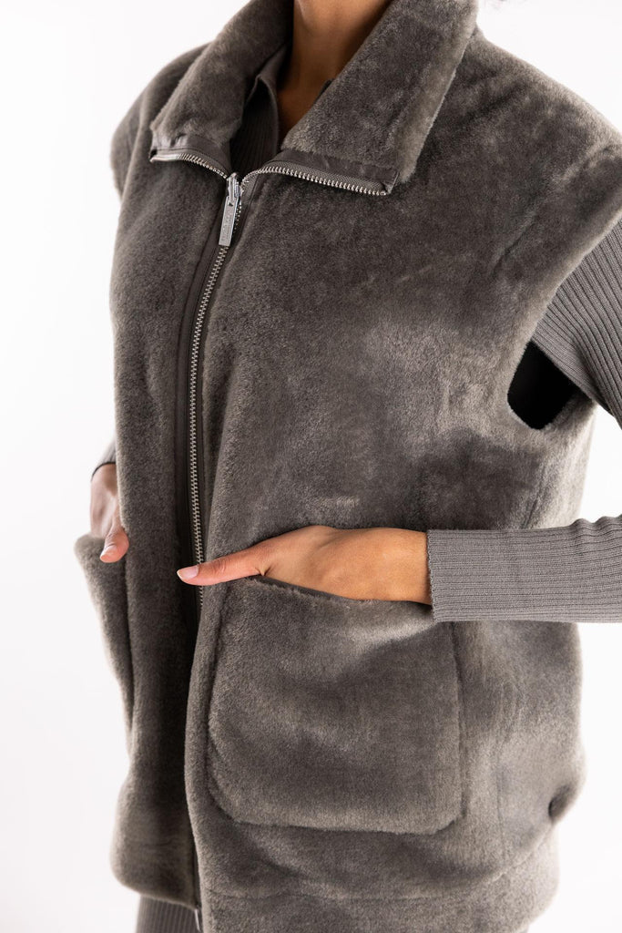 Gilet smanicato Naval grigio 25234560152 GRIGIO MARELLA 