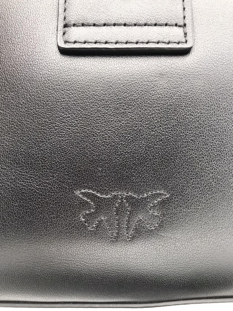 Borsa love one classic slouchy grande nera 104524 A0QONERO PINKO 